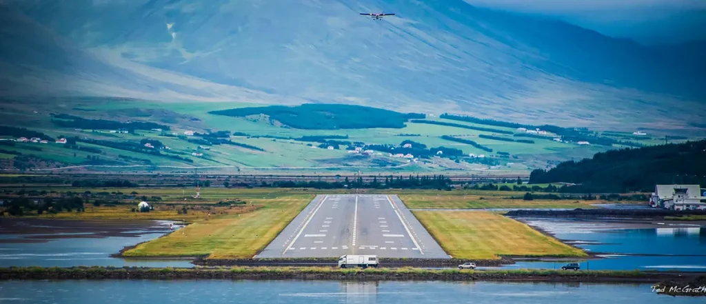Flughafen Akureyri AEY Island