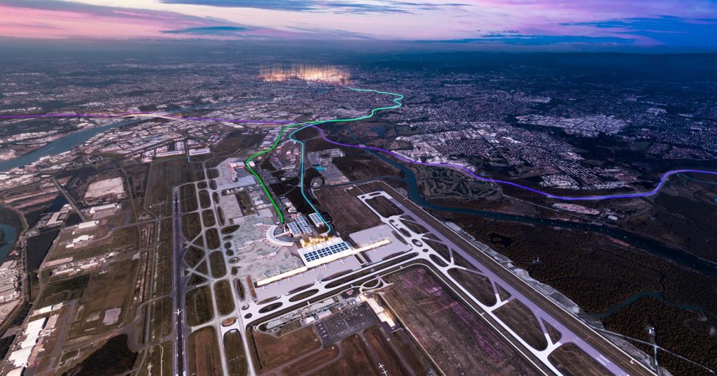 Flughafen Brisbane BNE Australien