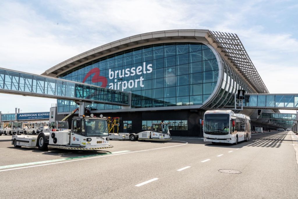 Flughafen Brussels BRU Belgien Zaventem