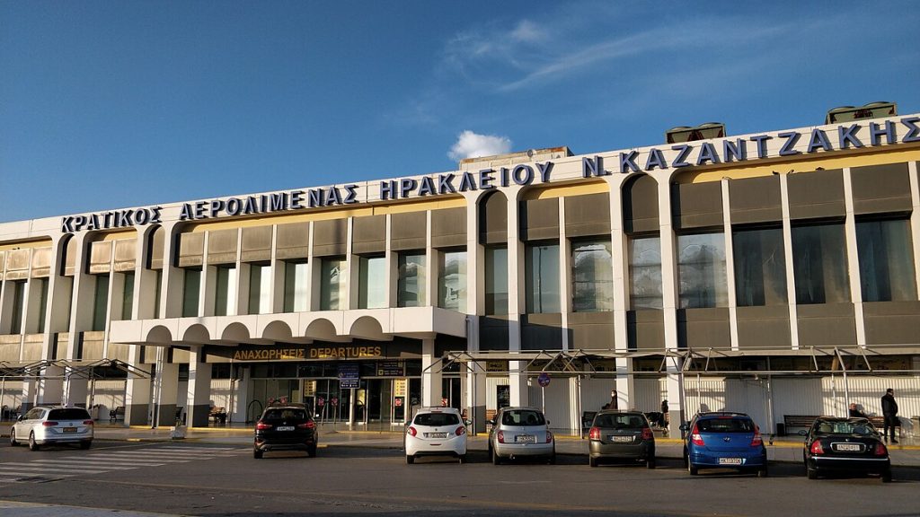 Flughafen Heraklion HER Griechenland Nikos Kazantzakis