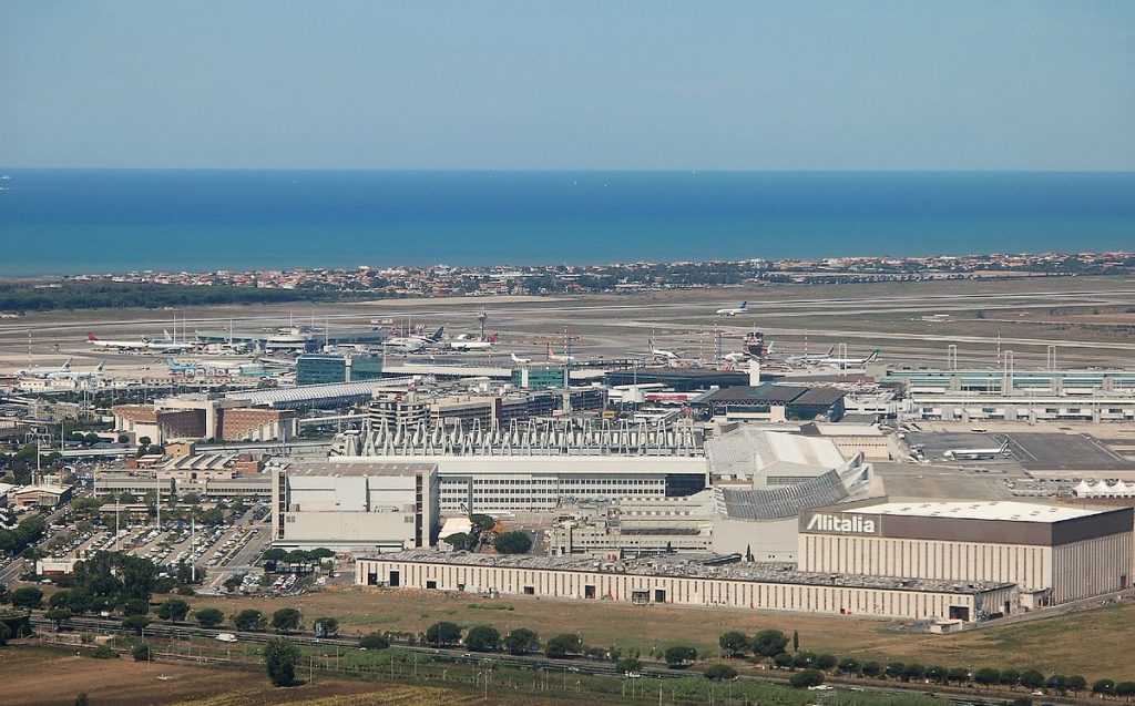 Flughafen Rom-Fiumicino „Leonardo da Vinci FCO Italien